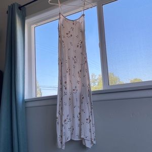XS flowy white sundress. Thrifted (unknown brand)